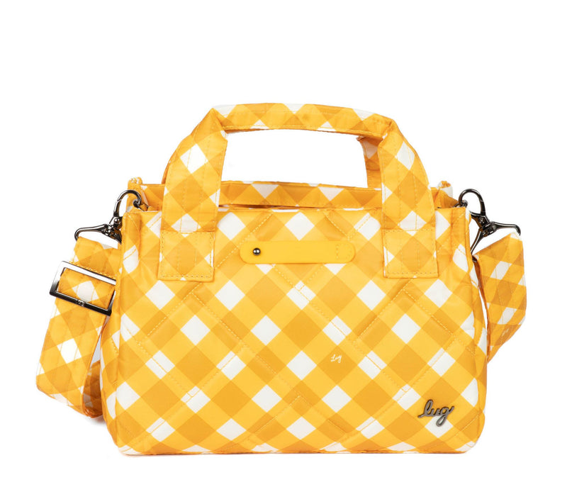 Lug Classic Quilted Crossbody with Tote Handles - Jitterbug — View 14