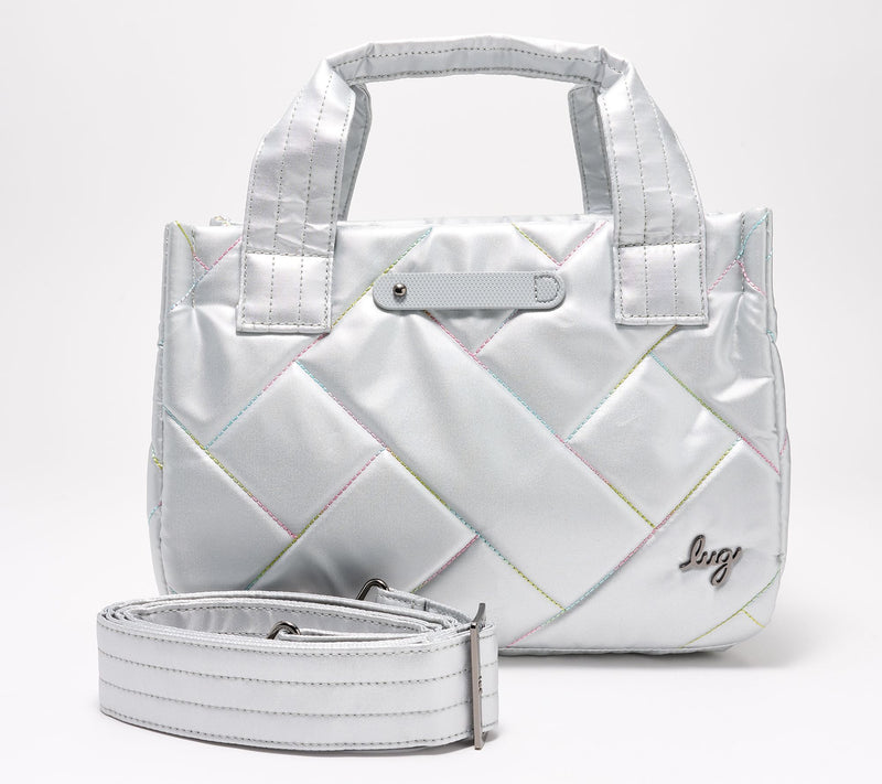 Lug Classic Quilted Crossbody with Tote Handles - Jitterbug — View 49