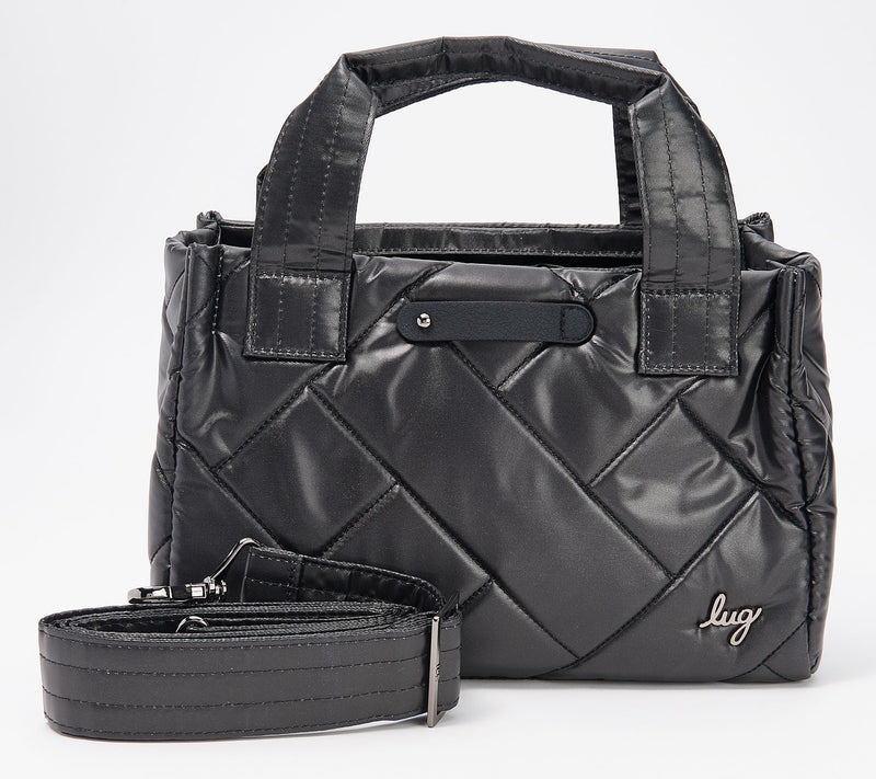 Lug Classic Quilted Crossbody with Tote Handles - Jitterbug — View 51