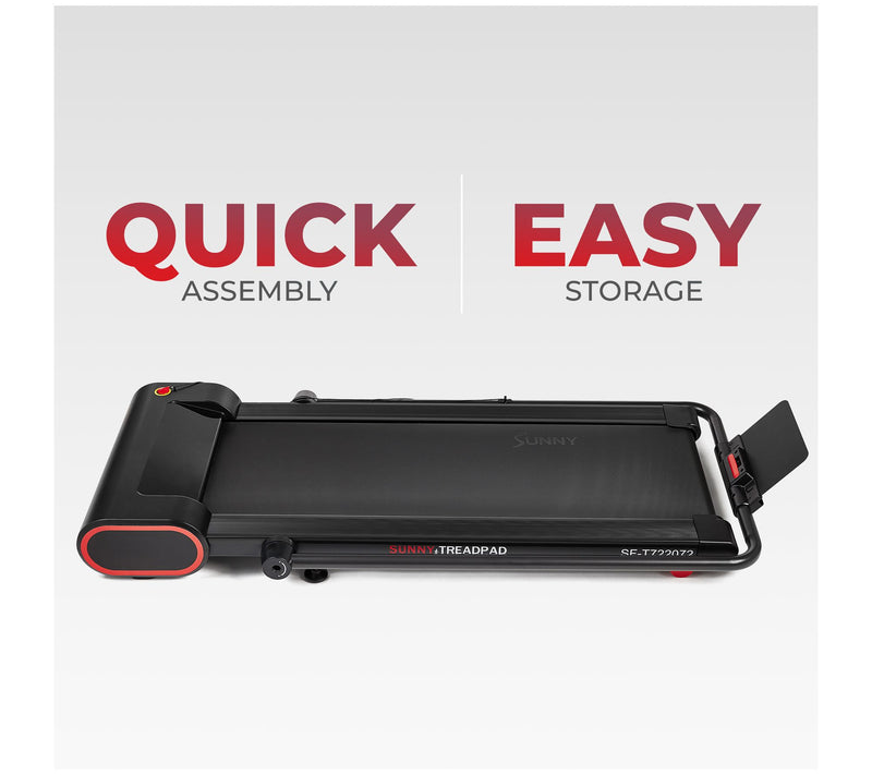Sunny Health & Fitness Smart Compact Treadpad Treadmill — View 5