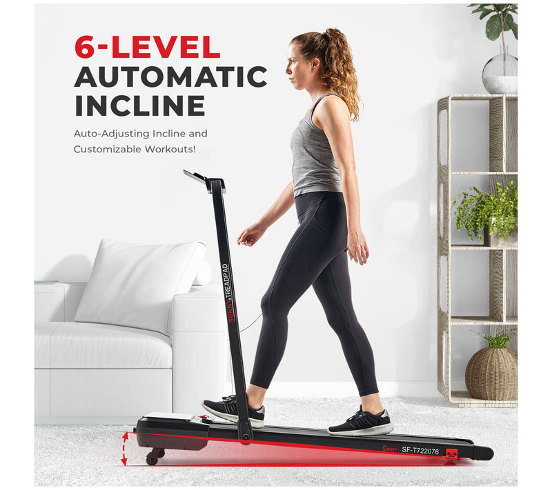 Sunny Health & Fitness Smart Incline Treadmill — View 8