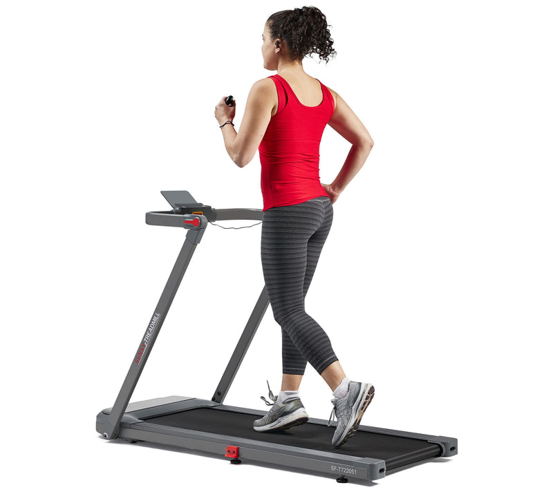 Sunny Health & Fitness Smart Brushless Flat Treadmill — View 3
