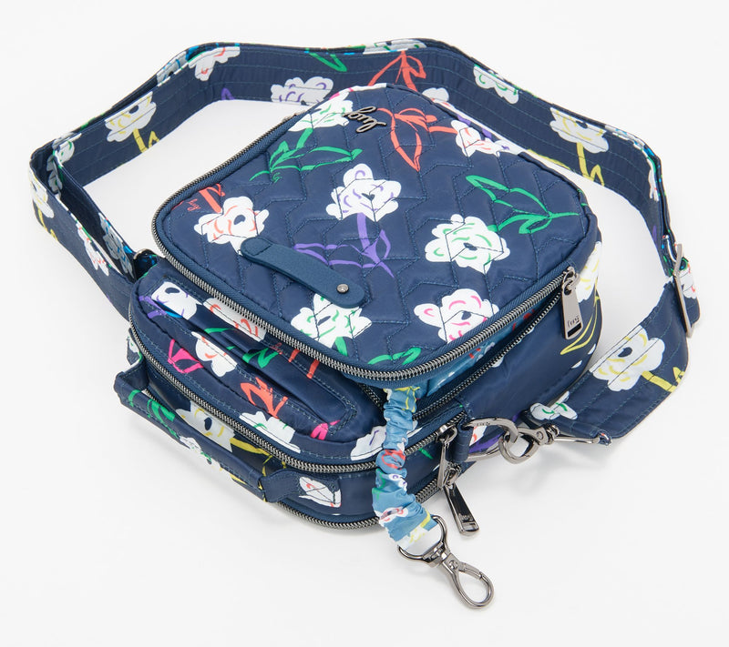 Lug RFID Crossbody with Charm Bar - Skeeter — View 3