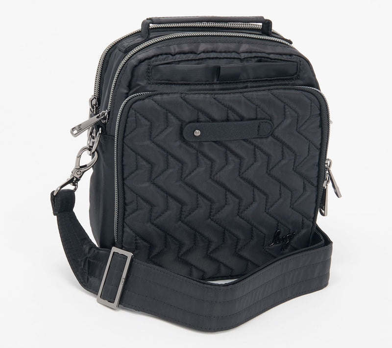 Lug RFID Crossbody with Charm Bar - Skeeter — View 20
