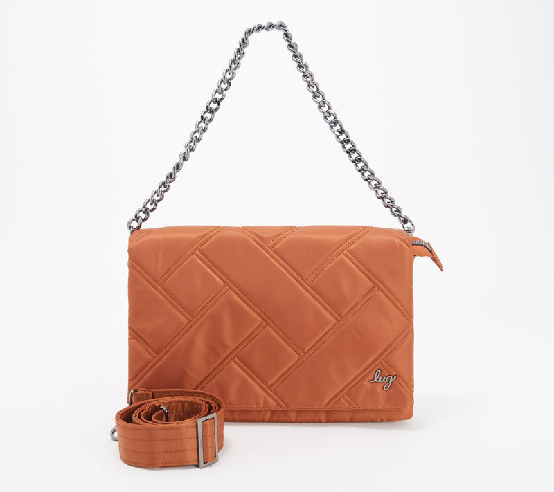 Lug E/W Shoulder Bag with Chain Strap - Huddle — View 5