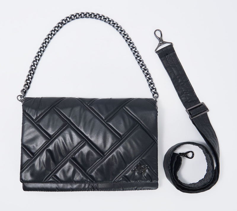 Lug E/W Shoulder Bag with Chain Strap - Huddle — View 19