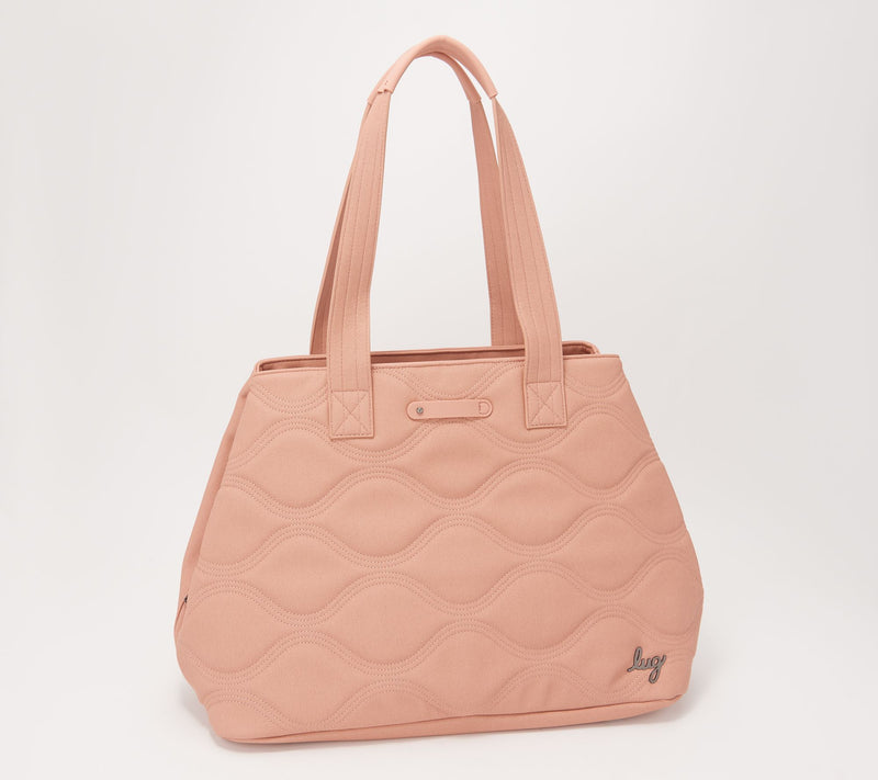 Lug Matte Luxe Large Quilted Tote - Tempo — View 5