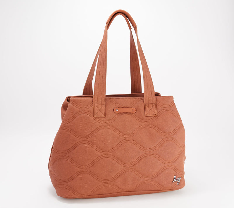 Lug Matte Luxe Large Quilted Tote - Tempo — View 8
