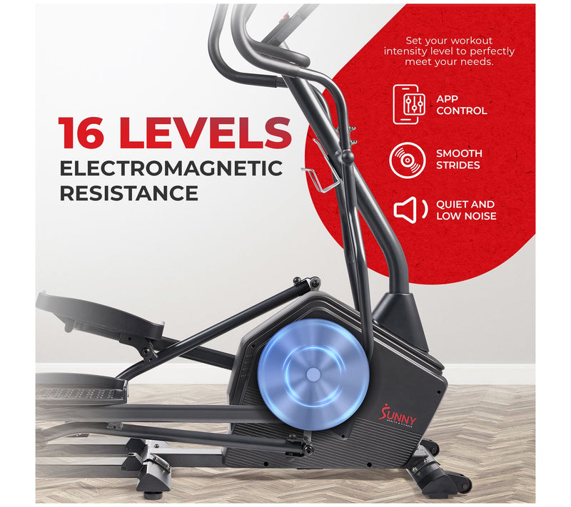 Sunny Health Fitness Smart Elliptical Machine — View 6