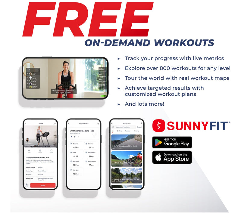 Sunny Health Fitness Performance Series UprightBike — View 8