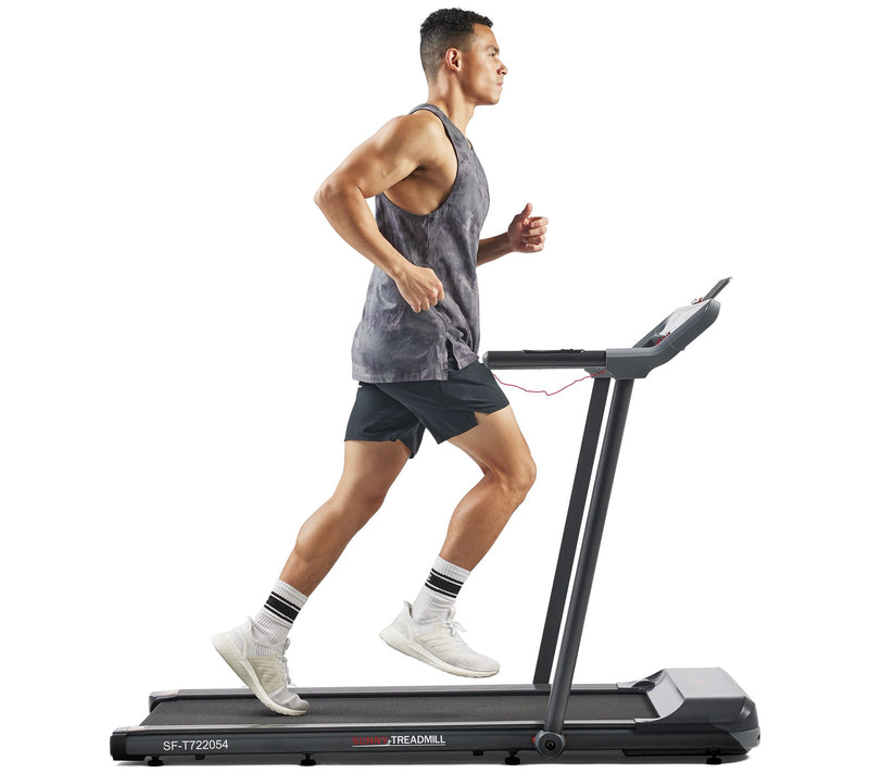 Sunny Health Fitness Pegasus Smart Folding Treadmill — View 3