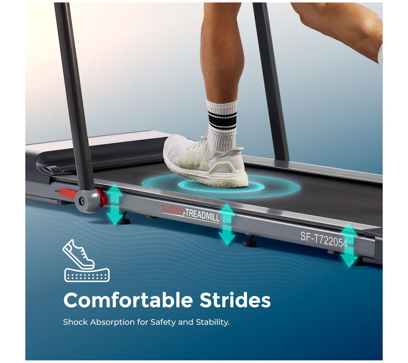 Sunny Health Fitness Pegasus Smart Folding Treadmill — View 7