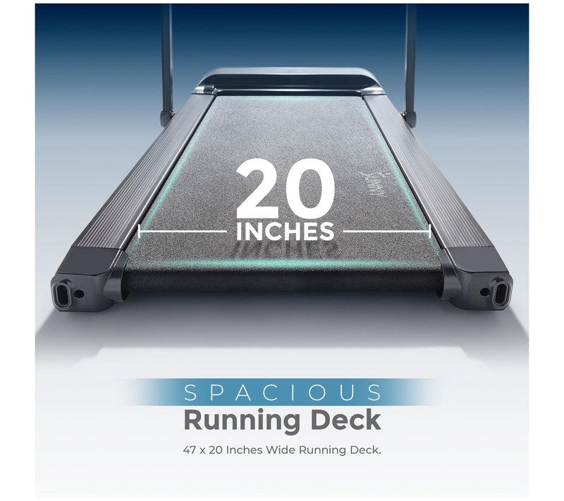 Sunny Health Fitness Pegasus Smart Folding Treadmill — View 5