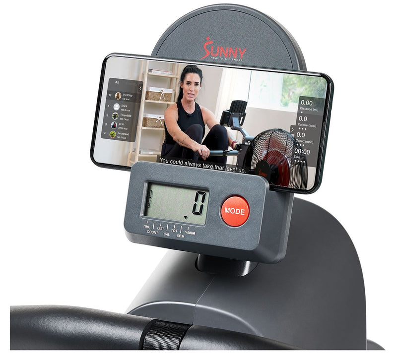 Sunny Health SMART Foldable Magnetic Rower — View 8