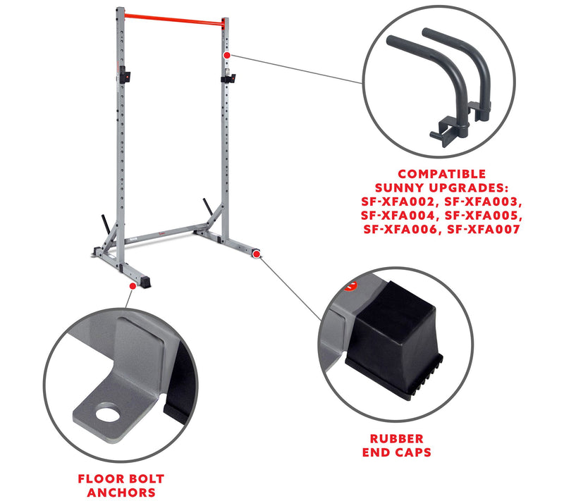 Sunny Health Fitness Squat Stand Power Rack — View 6