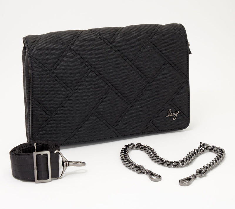 Lug Matte Luxe East/West Large Shoulder Bag - Huddle — View 19