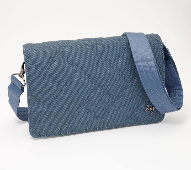Lug Matte Luxe East/West Large Shoulder Bag - Huddle — View 5