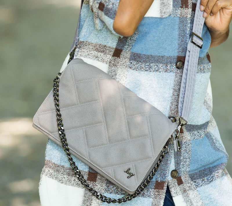Lug Matte Luxe East/West Large Shoulder Bag - Huddle — View 9