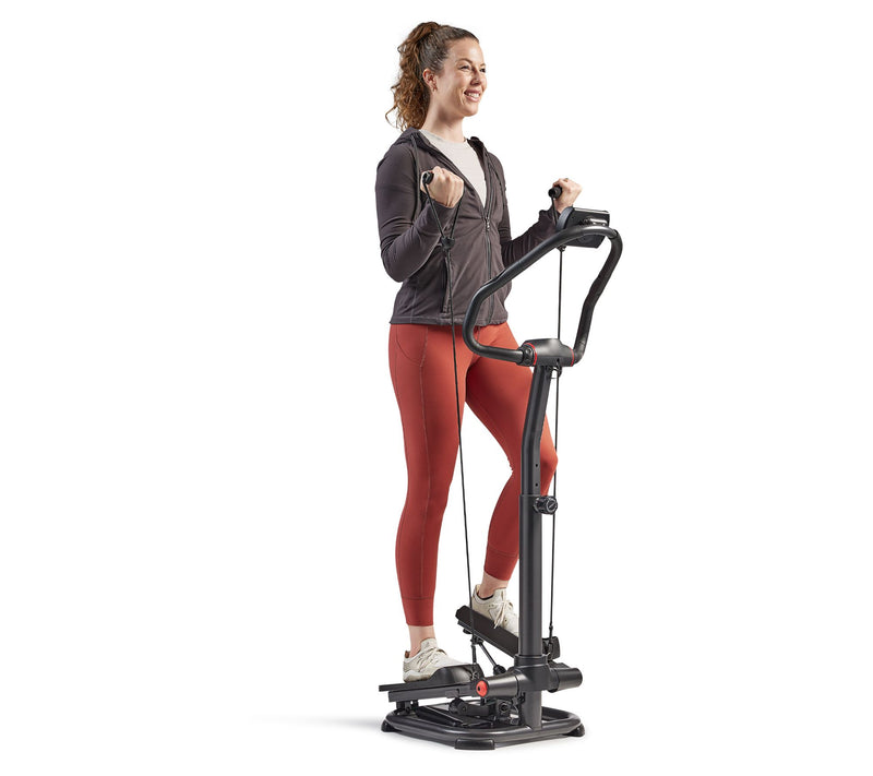 Sunny Fitness Total Body Mini Stepper w/ Resistance Bands — View 5