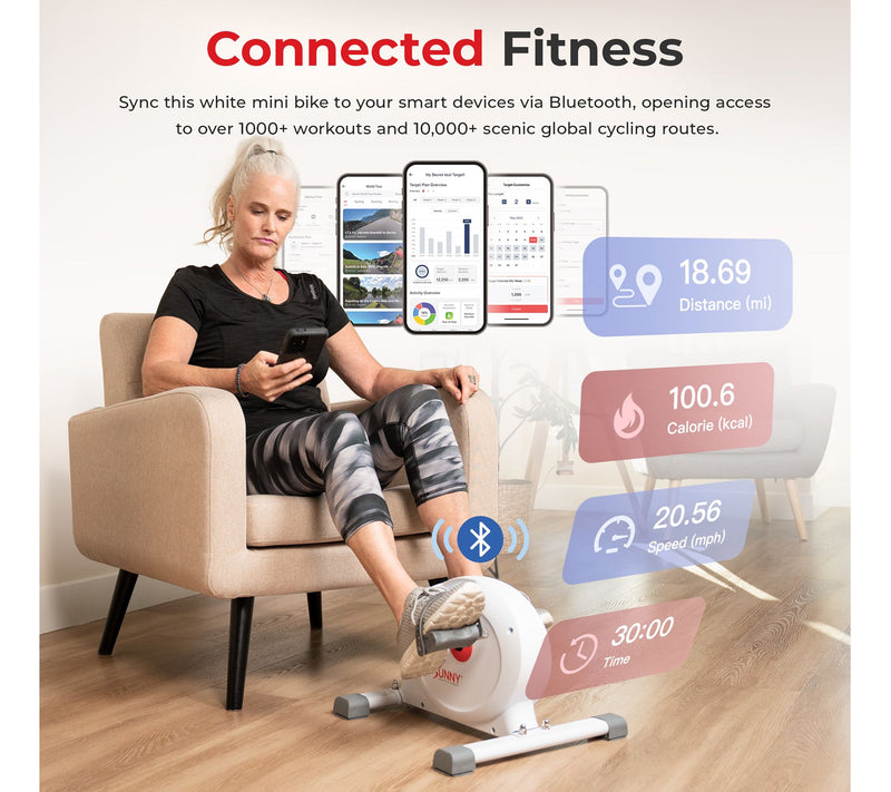 Sunny Fitness Under Desk Smart Mini Pedal Dual Function — View 8