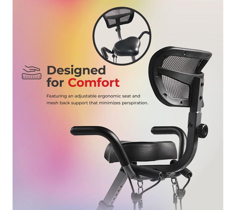Sunny Fitness Full Body Foldable Magnetic X-Bike Pro — View 5