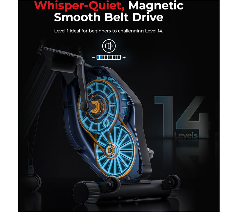Sunny Fitness Foldable Magnetic X-Bike Pro — View 8