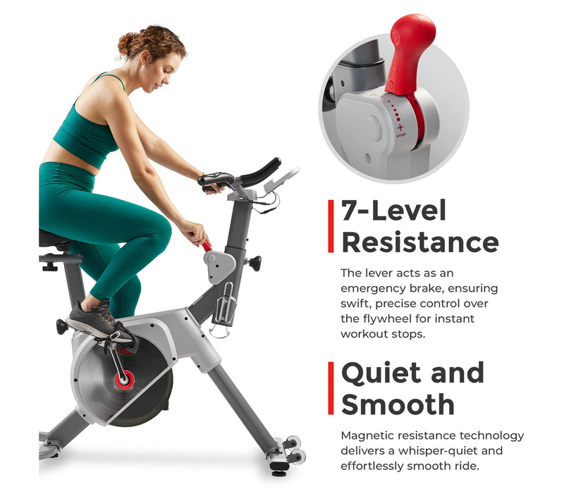 Sunny Prime Magnetic Belt Drive Indoor CyclingBike — View 5
