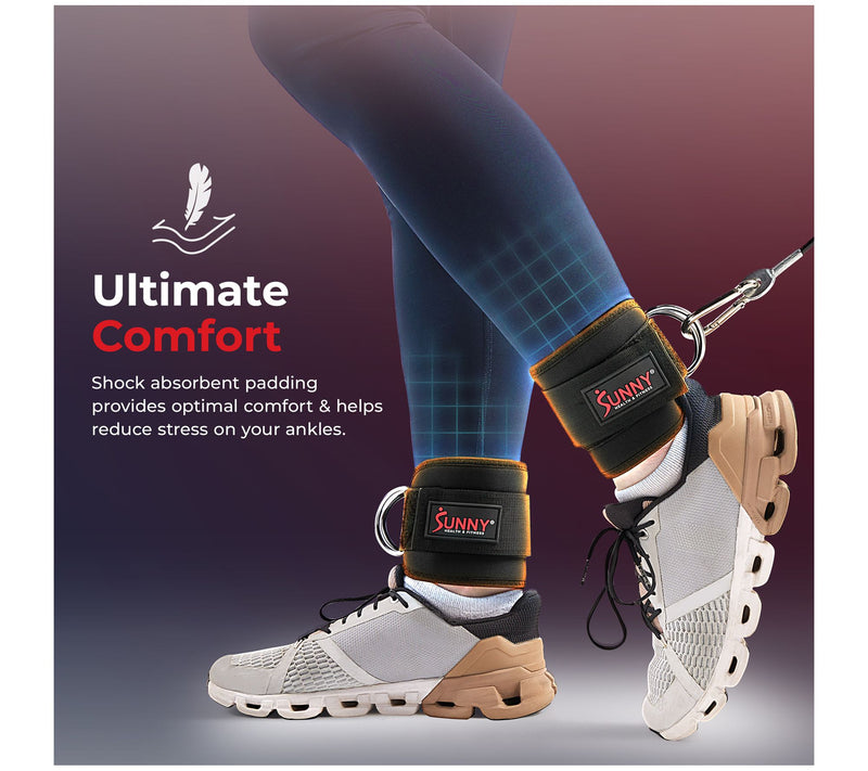 Sunny Fitness Multi-Function Workout Ankle Straps — View 5