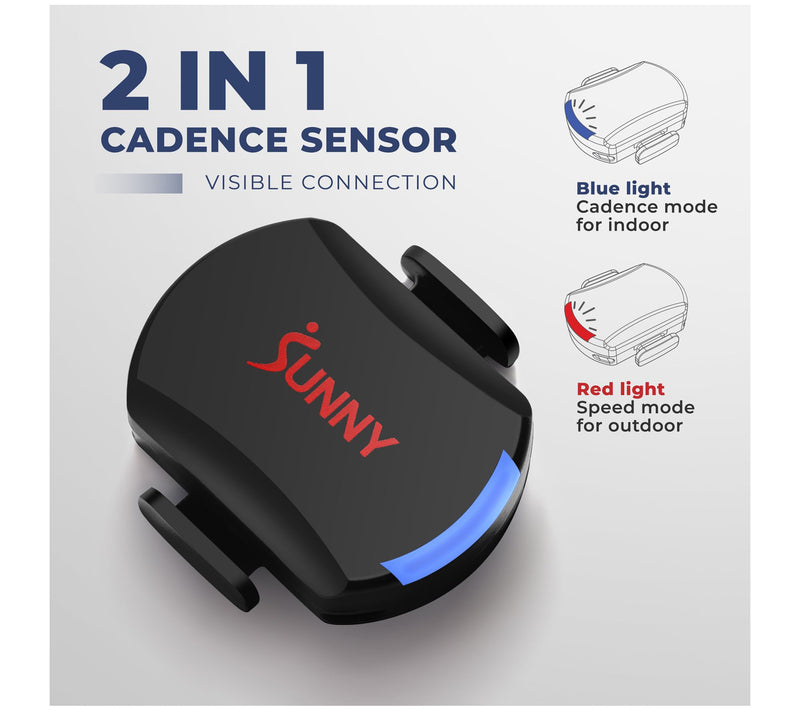 Sunny Fitness Exercise Cycling 2-in-1 Advanced Cadence/RPM — View 2