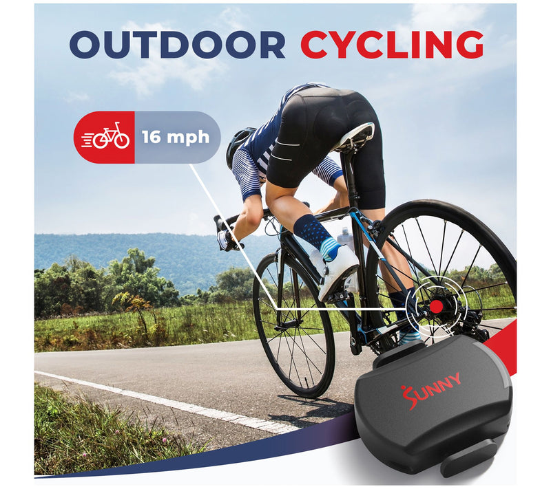 Sunny Fitness Exercise Cycling 2-in-1 Advanced Cadence/RPM — View 4