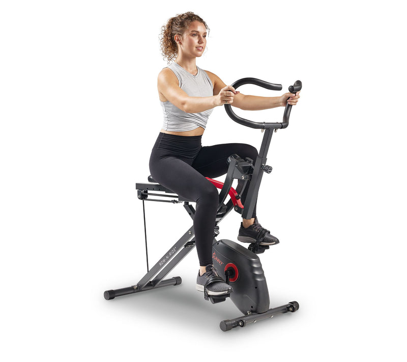 Sunny Fitness Upright Row-N-Ride Bike — View 6