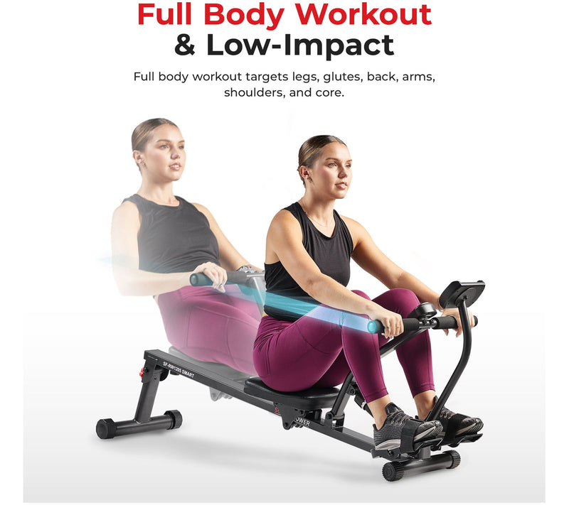 Sunny Fitness Compact Rowing Machine — View 5