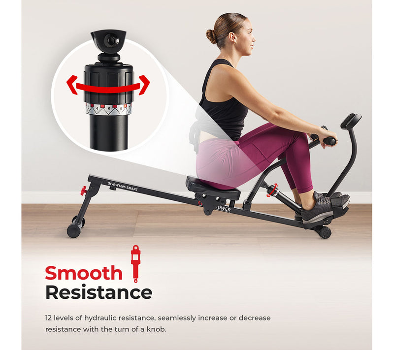 Sunny Fitness Compact Rowing Machine — View 6