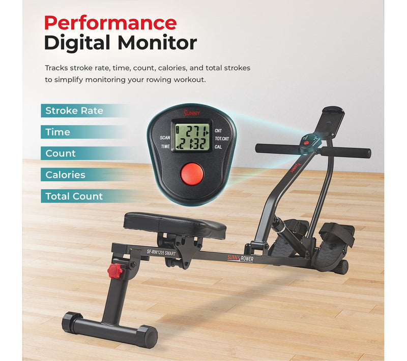 Sunny Fitness Compact Rowing Machine — View 8