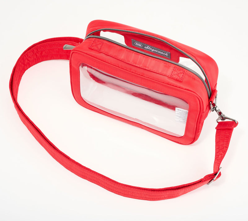 Lug Clear Stadium Crossbody - Stagecoach with Charm Bar — View 10