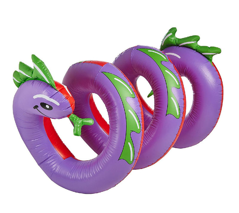Swim Central 96" Two Headed Curly Serpent Pool Float — Main view