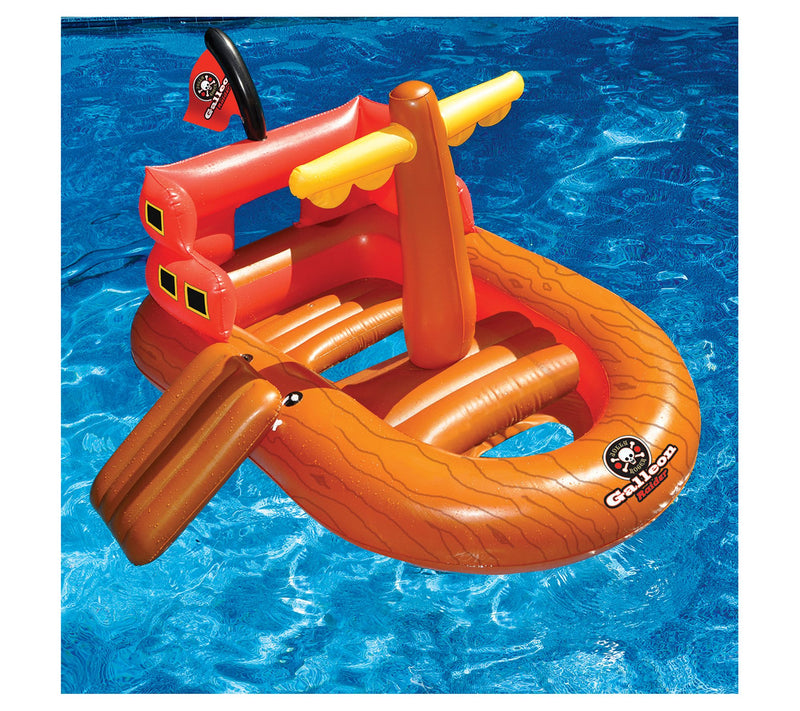 Swim Central 64" Galleon Raider Pool Pirate Ship Pool Float — View 2