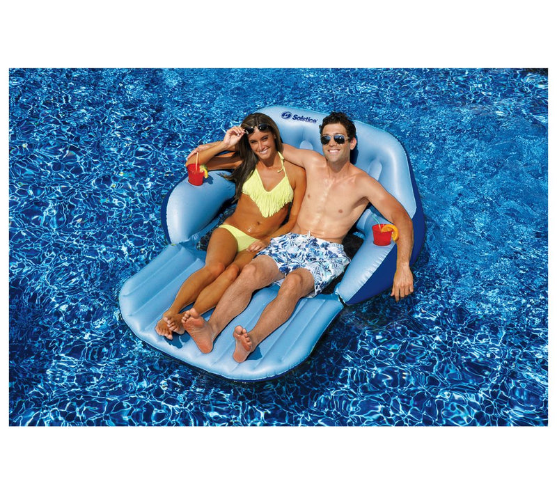 Swim Central Inflatable Love Seat Float — View 6