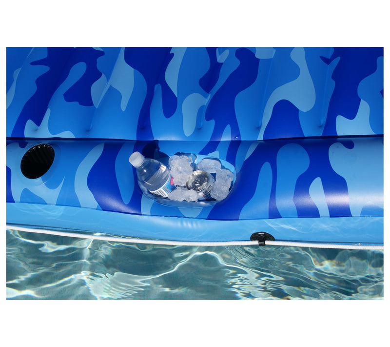 Swim Central Inflatable Camouflage Pool Raft — View 4