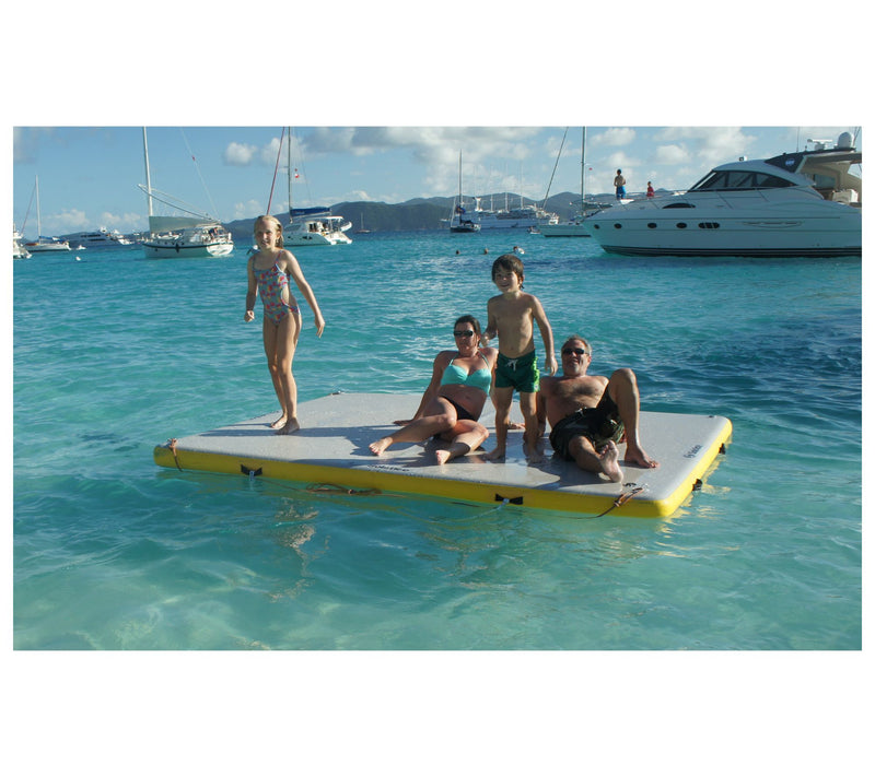 Pool Central 8ft Inflatable Private Solstice Lake Dock — View 7