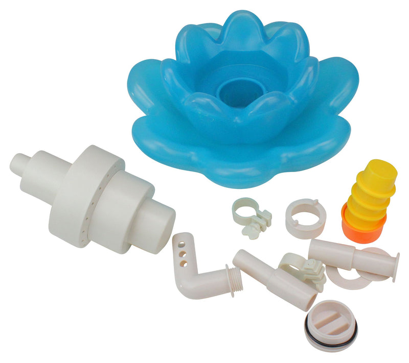 Swim Central 11" Triple Tier Flower Pool Water Fountain — View 4