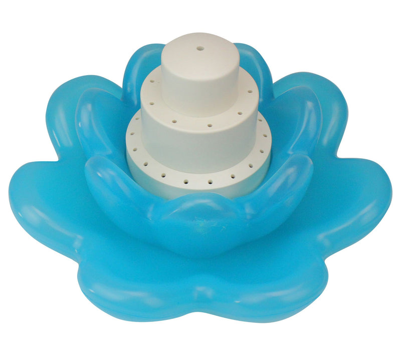 Swim Central 11" Triple Tier Flower Pool Water Fountain — View 3
