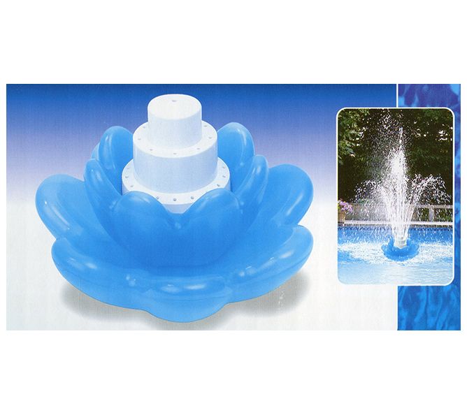 Swim Central 11" Triple Tier Flower Pool Water Fountain — View 5