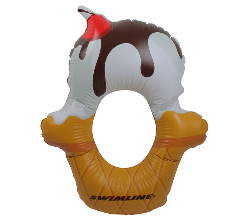 Swim Central 46" Inflatable Ice Cream Cone Pool Float — View 3