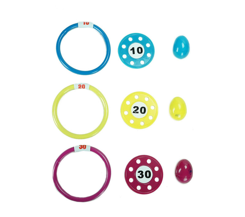 Swim Central 3 Ring Disc and Turtle Egg Dive Pool Game — View 5