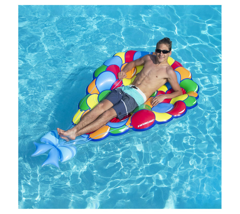 Swim Central 80" Balloon Party Pool Lounge — View 6