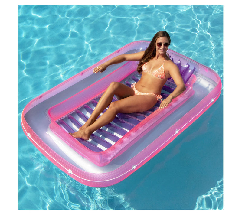 Swim Central Water Sports Pool Raft Lounger — View 5