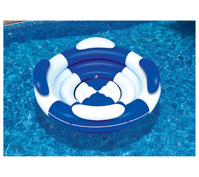 Swim Central 84" 4 Person Sofa Island Swimming Pool Lounger — View 6