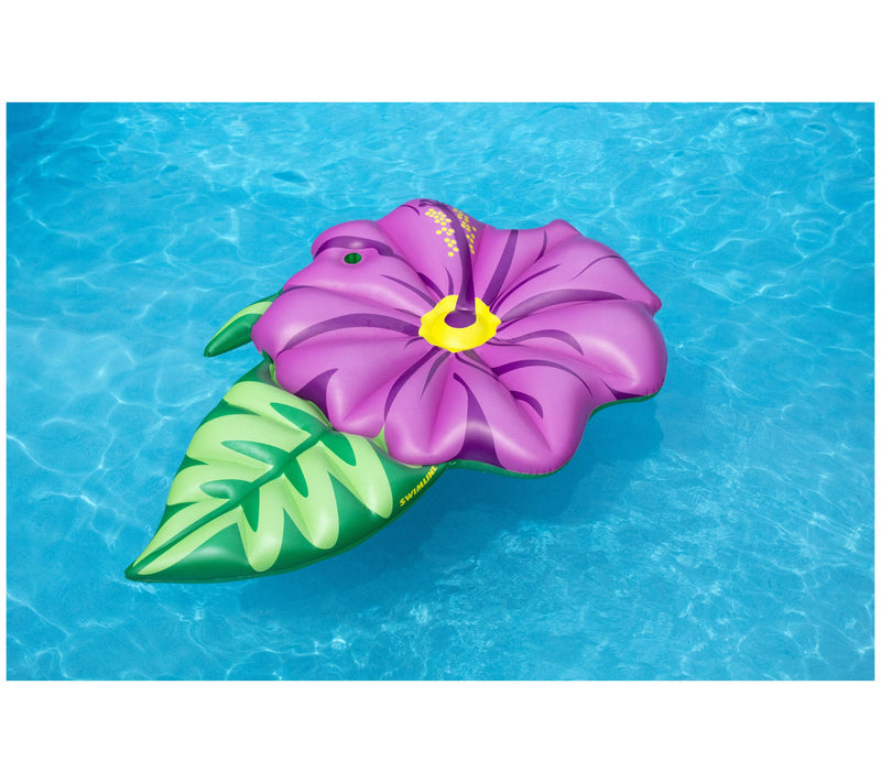 Swim Central 70" Summer Hibiscus Flower Lounge Pool Float — View 4