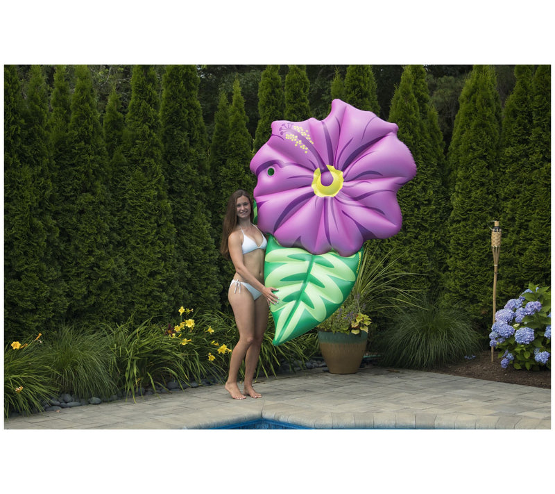 Swim Central 70" Summer Hibiscus Flower Lounge Pool Float — View 6